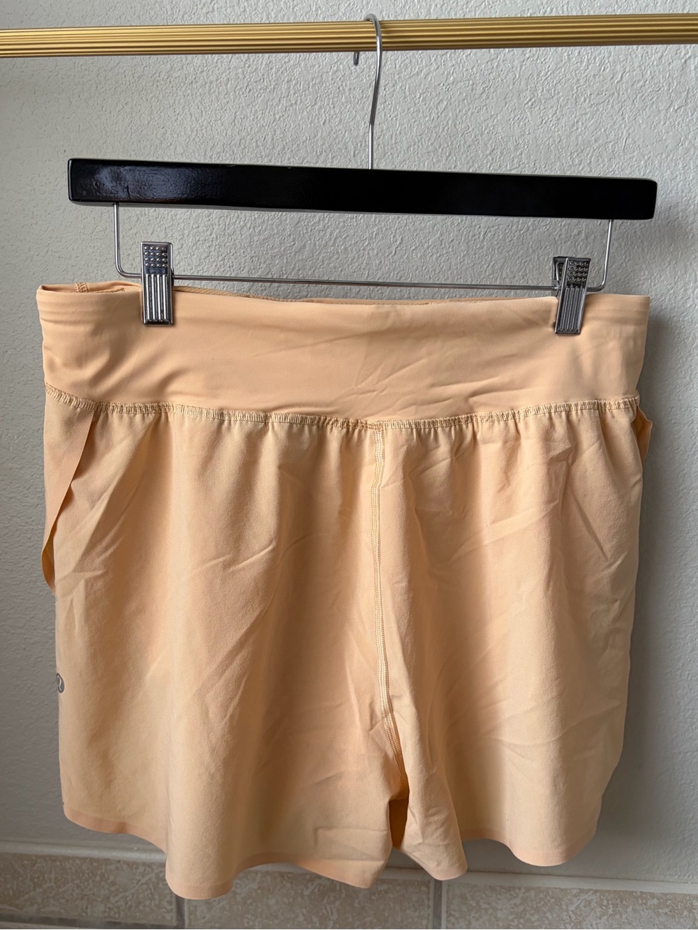 lululemon athletica Light Peach Training Shorts
